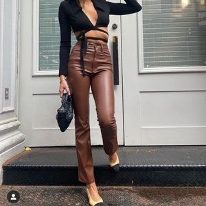 WEWOREWHAT croc ankle flare